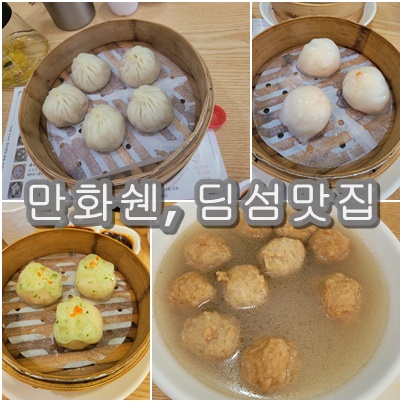  대전 전민동 만화쉔 딤섬 맛집 고기 딤섬 모둠 우육면 볶음면 내돈내산 솔직후기