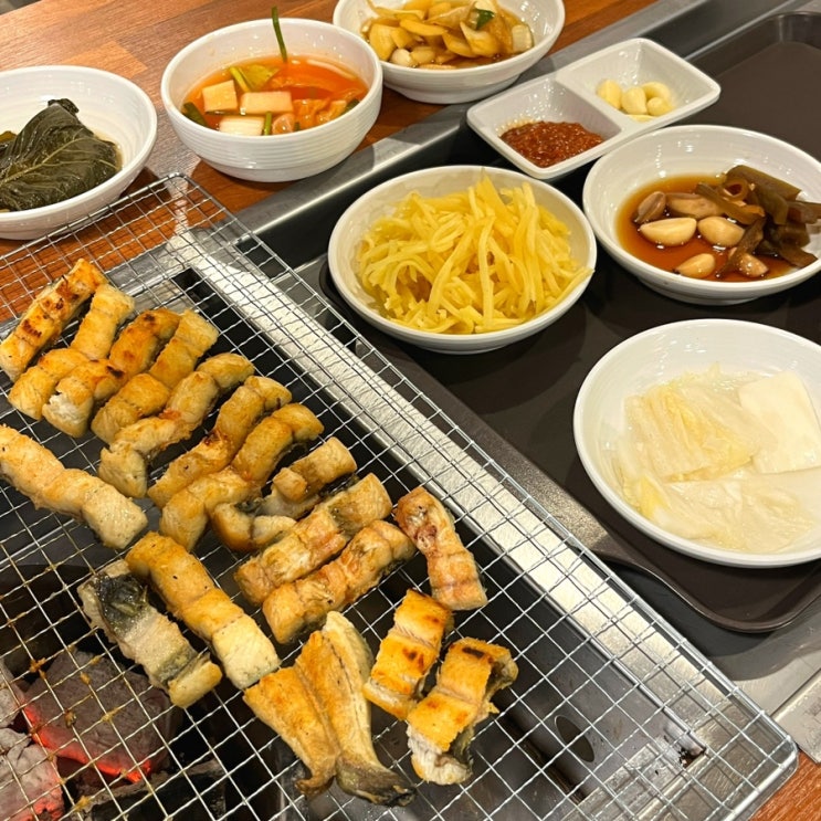  회식하기 좋은 주차 가능한 영등포 장어 맛집, 숯불장어어때