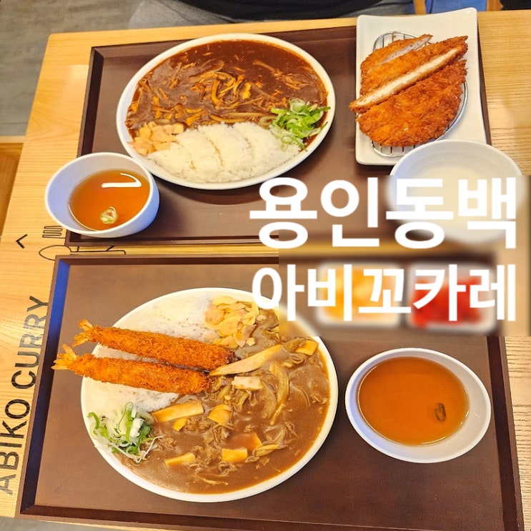  용인 동백 맛집 아비꼬 다양한 토핑 카레라이스 하이라이스 후기