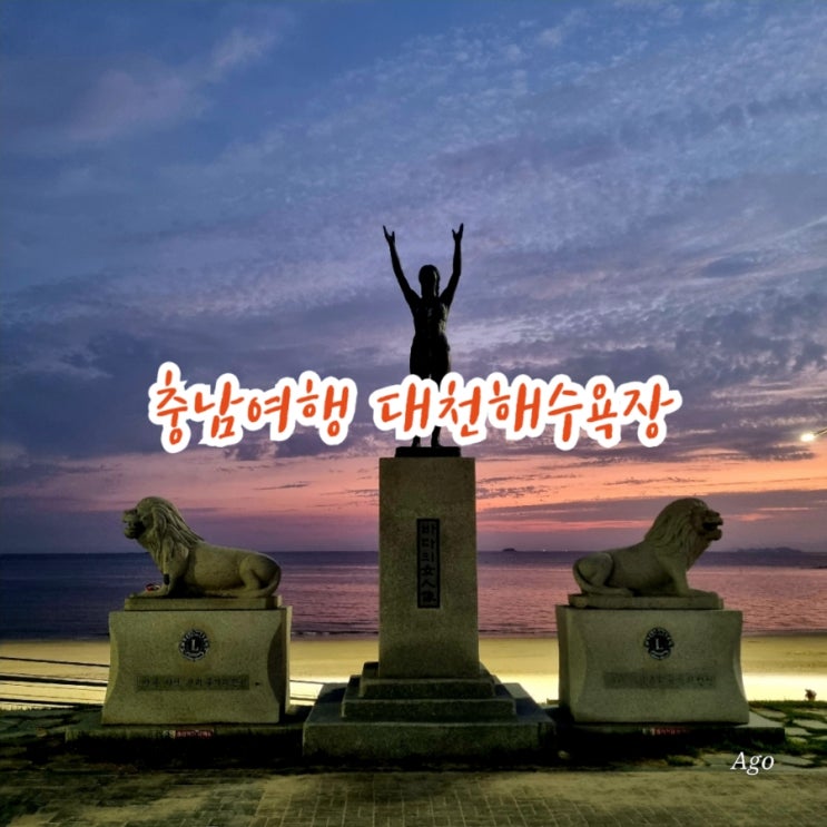  대천가볼만한곳 대천해수욕장 feat 충남일몰명소