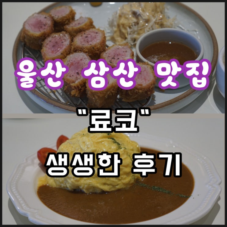 울산 남구 맛집 삼산 돈까스 전문점 료코 생생한 후기