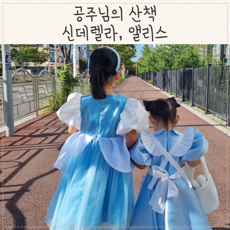 주주아뜰리에 6살 신데렐라, 4살 앨리스 공주 드레스 사이즈 팁