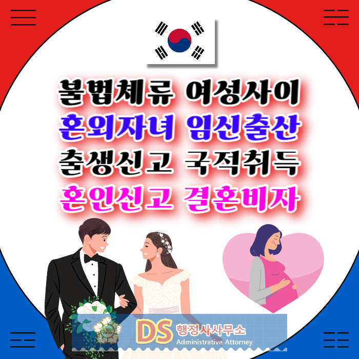 불법체류자 여성 혼외자녀 임신으로 국제결혼 출생신고 결혼비자 F6 자녀국적취득 어떻게 준비해야할까? 불법체류자 여성 혼외자녀 임신으로 국제결혼 출생신고 결혼비자 F6 자녀국적취득 어떻게 준비해야할까?