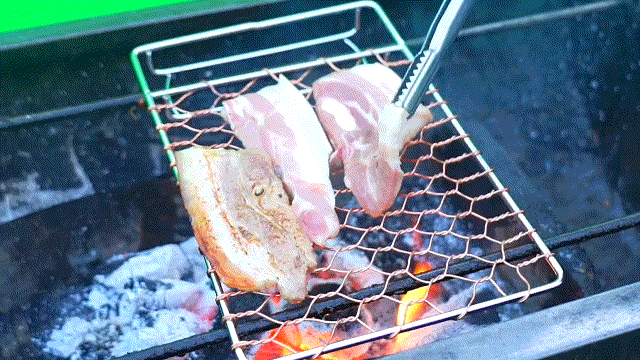  캠핑 필수템, 구리석쇠 캠핑바베큐그릴"쥬빌런트 2in1 구리석쇠 그릴"