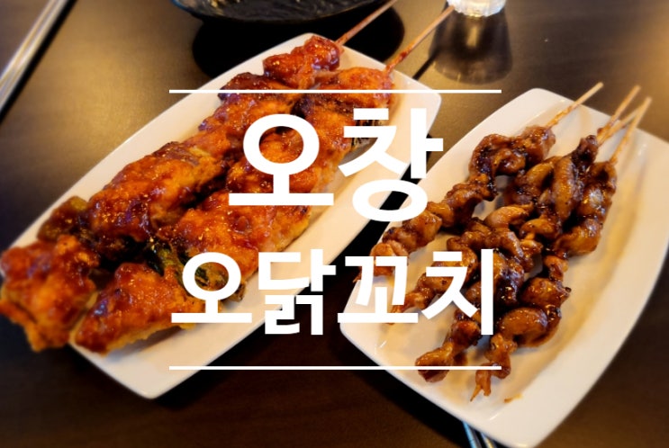  오창 닭꼬치맛집 오닭꼬치
