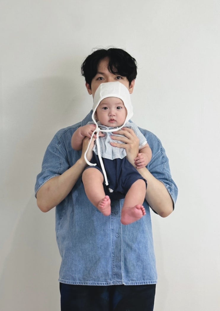 아빠가 입혀본 5-7개월 아기 옷 코디 모음집.zip