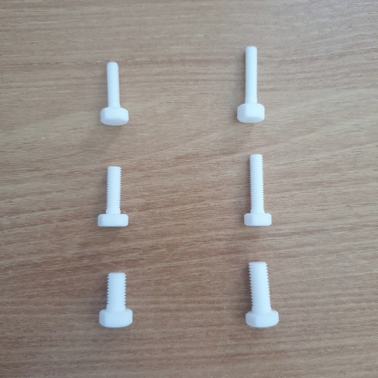  [Fitting] PTFE 테프론 mm tap 미리탭 볼트 캡 플러그 클로저 마개 뚜껑 plug teflon 테프론플러그 마개 cap 실험용마개