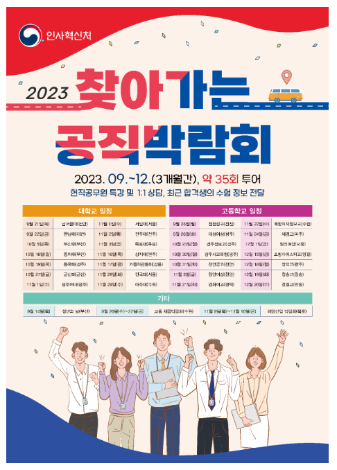 (인재정책과) 13년 만에 바뀐 공직박람회, 전국으로 찾아간다 (인재정책과) 13년 만에 바뀐 공직박람회, 전국으로 찾아간다