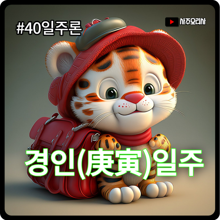  사주 일주론 경인일주 100%이해하기