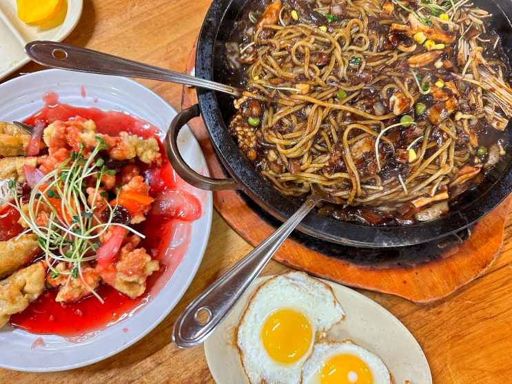 청주짜장면맛집 줄서서 먹는 돌짜장 금용