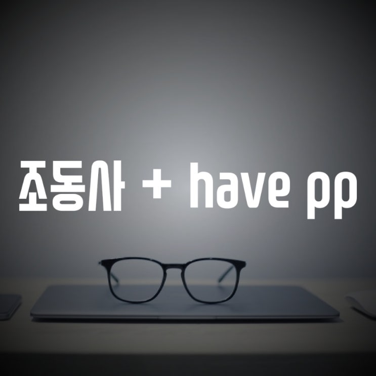  should have pp 정리 (would/could/may/cannot)