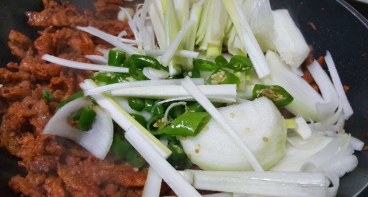  고추장 돼지불고기 양념 요리 돼지 앞다리살 고추장 제육볶음 레시피