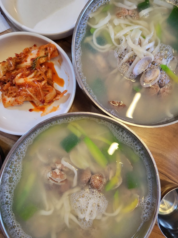  [일품칼국수] 냠냠 신당역 바지락칼국수