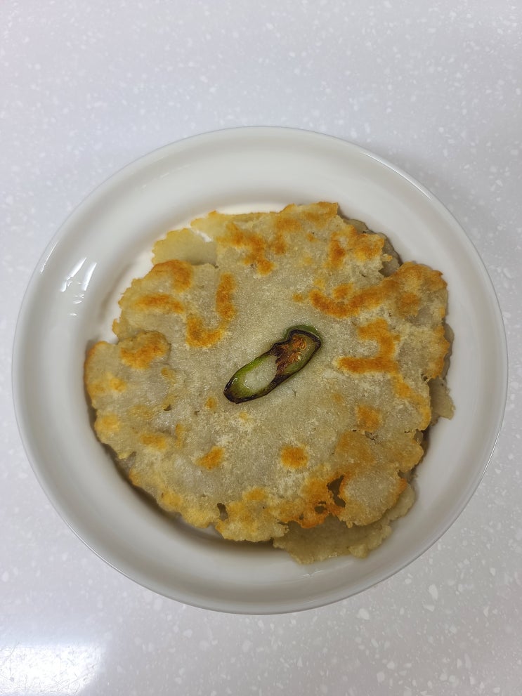  된장찌개 하고 남은 재료로 뭐해 먹을까-감자전