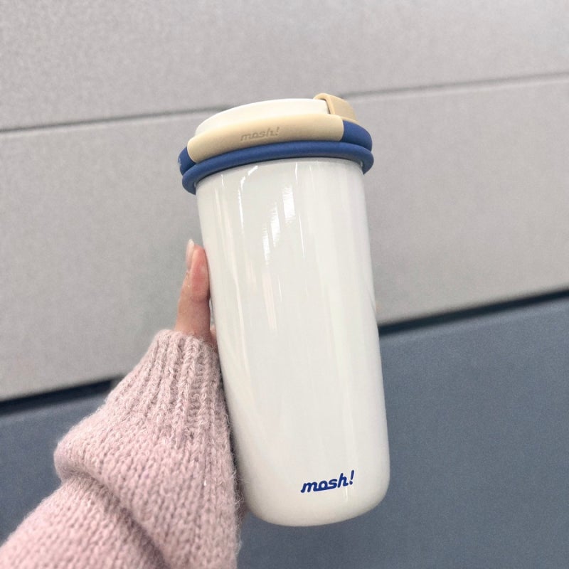 모슈 라떼 텀블러 700 화이트 벤티사이즈 대용량 보냉병