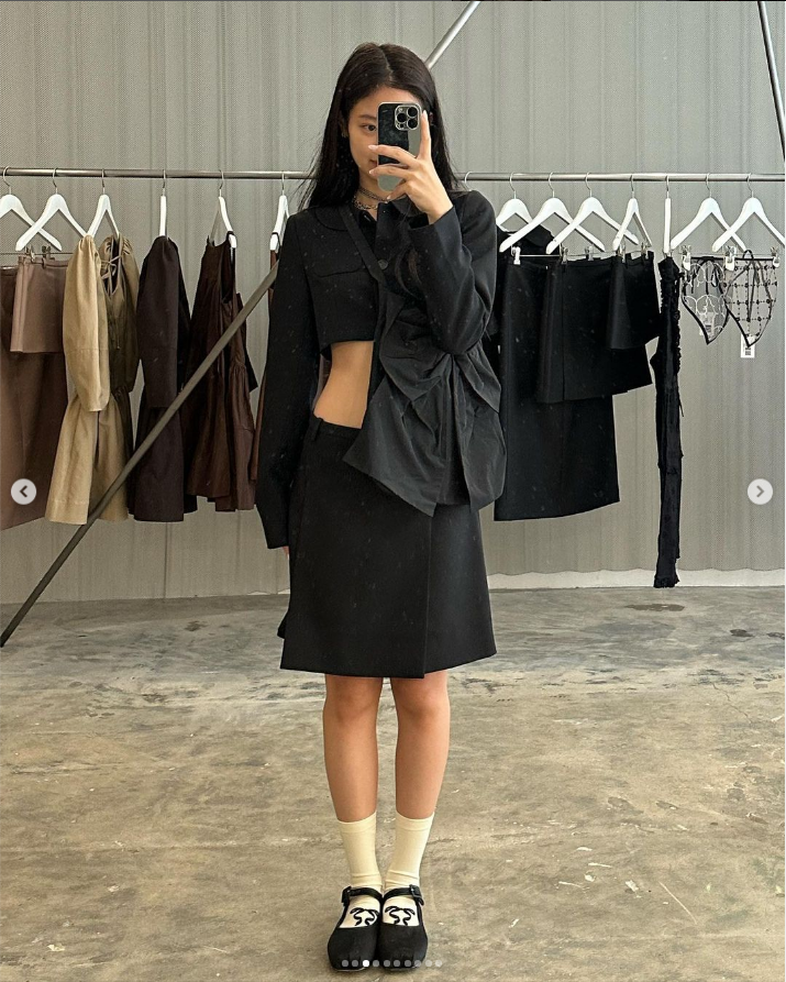  제니픽 플랫 메리제인슈즈 코디 및 브랜드