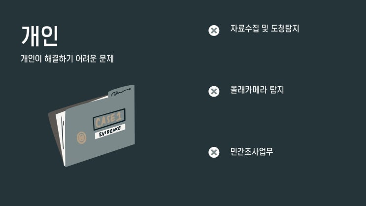  탐정의뢰 어떨 때 필요한가요?