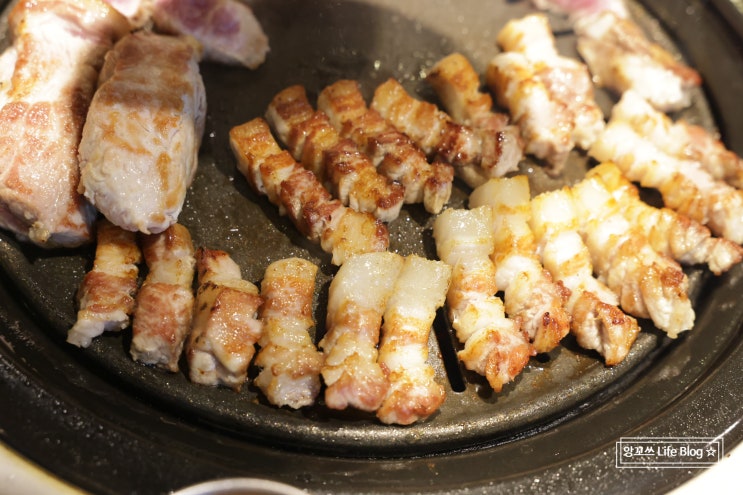  숙성 삼겹살 미사맛집 육미애 하남미사점 (feat.비빔국수)