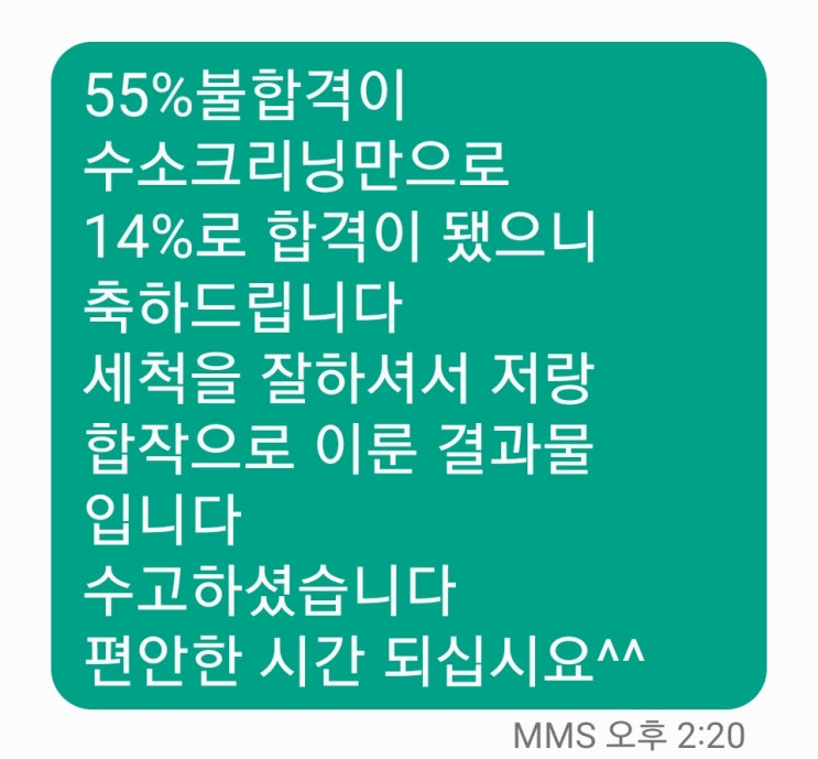  자동차종합검사 - 매연55%~14% 부품교체 없이 500대 합격