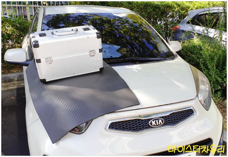  사상구 사하구 자동차유리복원 출장 유리용접으로 돌빵 수리