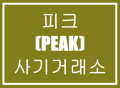  피크(PEAK)-해외선물사기,투자시기,재테크사기,먹튀사기,사기거래소,부업사기