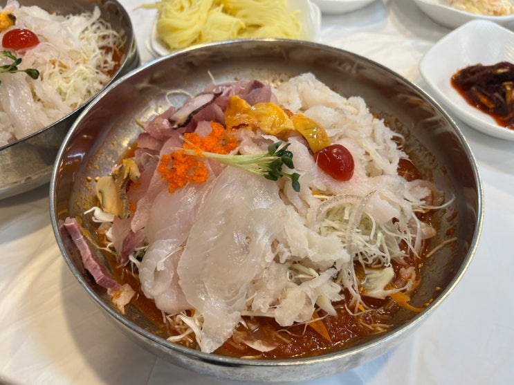  [속초맛집] 포장, 택배 가능한 푸짐한 물회맛집 구구집/ 양 진짜 많음