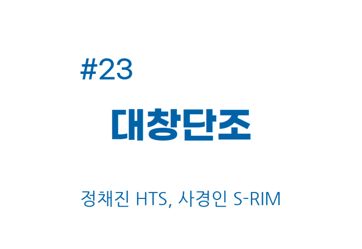  [종목공부] 대창단조 주가, 운수장비, 기계 [재무데이터, S-RIM]