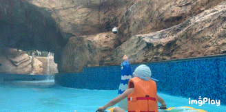 [마카오 호텔 수영장] 아이와 놀기 좋았던 갤럭시 호텔 수영장(유수풀, 파도풀)