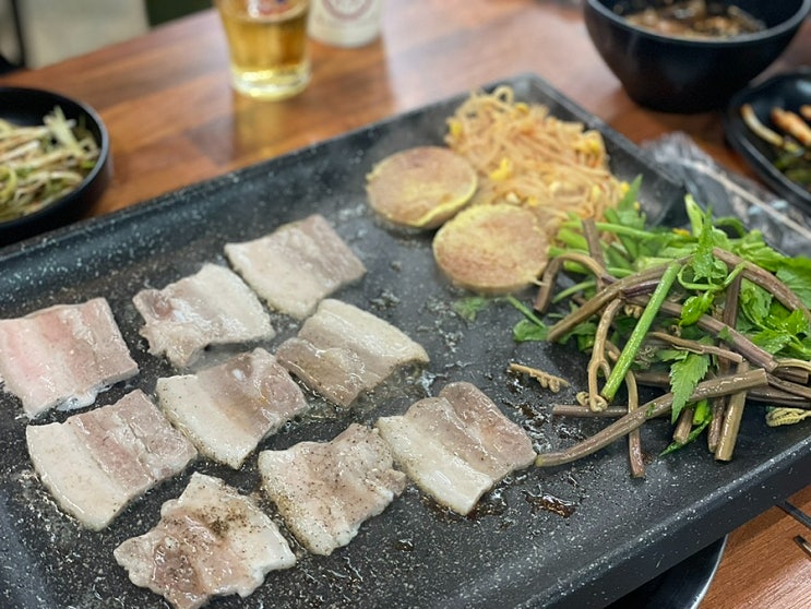  김해 삼계동 고기집 맛집 추천 오내언삼 냉삼집