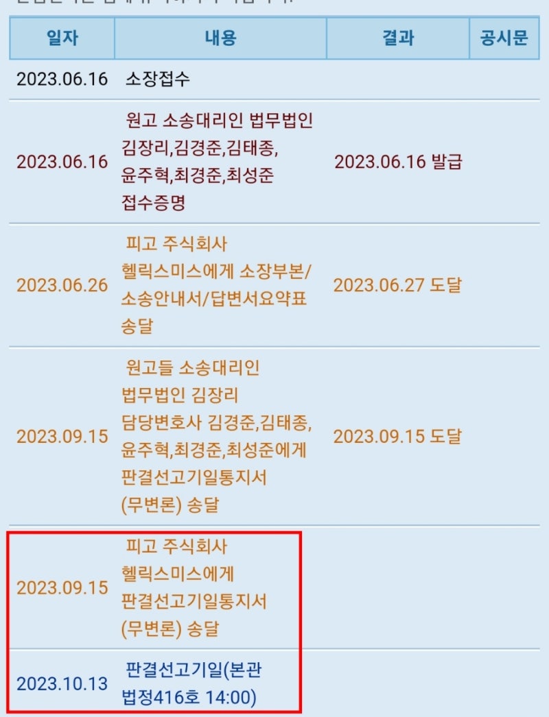 헬릭스미스 신주발행무효 소송 무변론 판결선고 예정? 카나엠 유증 주식 환불? 재판지연? 고의패소 가능성 : 네이버 블로그