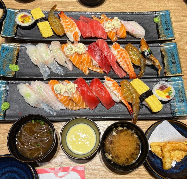  수원 인계동 초밥 맛집 상무초밥, 점심특선B 자부심초밥세트 후기