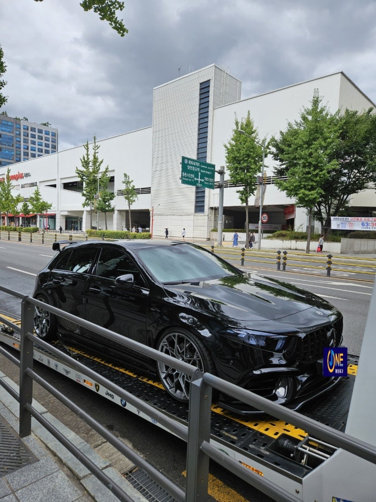  벤츠 A45 AMG 서울 강서구 등촌동에서~부산 북구 캐리어탁송 입니다. [제이원캐리어]