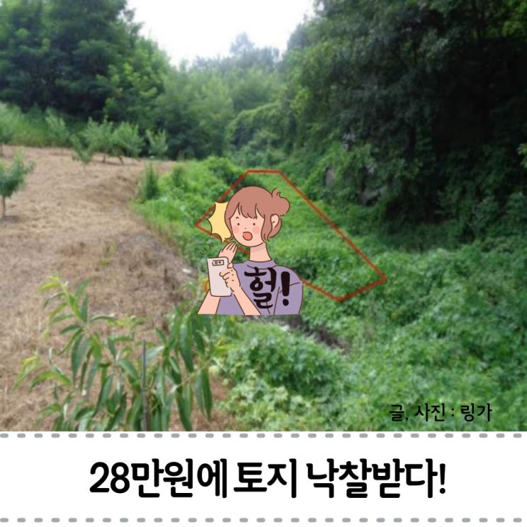  28만원에 토지 낙찰 (나의 첫 공매 낙찰기 - 경북 경주시)