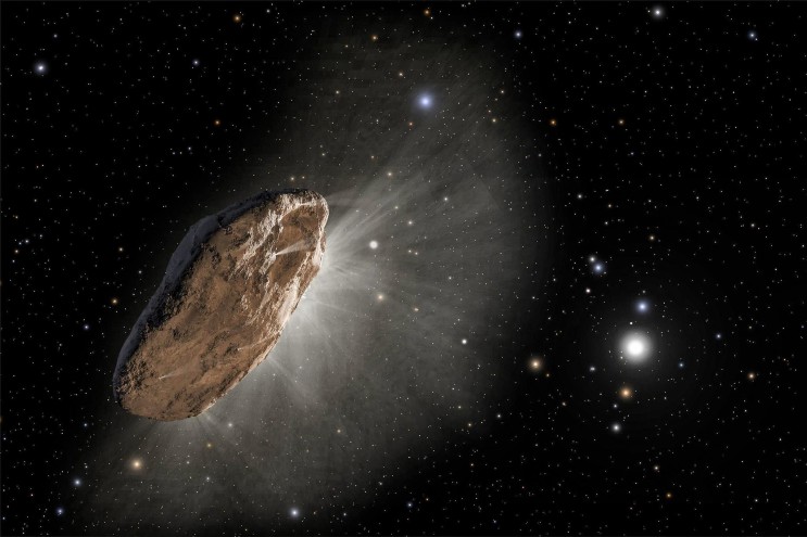 인류가 처음으로 관측한 태양계를 거쳐간 성간천체 '오우무아무아(Oumuamua)'의 정체를 뒤집다.