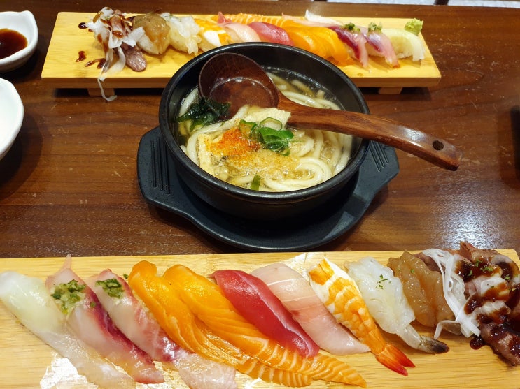  뚝섬유원지역 맛집 정담초밥 건대 초밥 서비스 푸짐