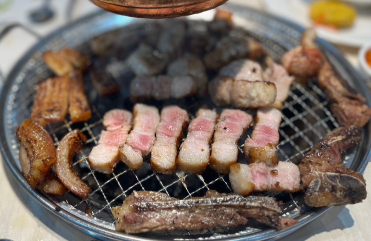  부안 명륜진사갈비 삼겹살 먹고 온 후기