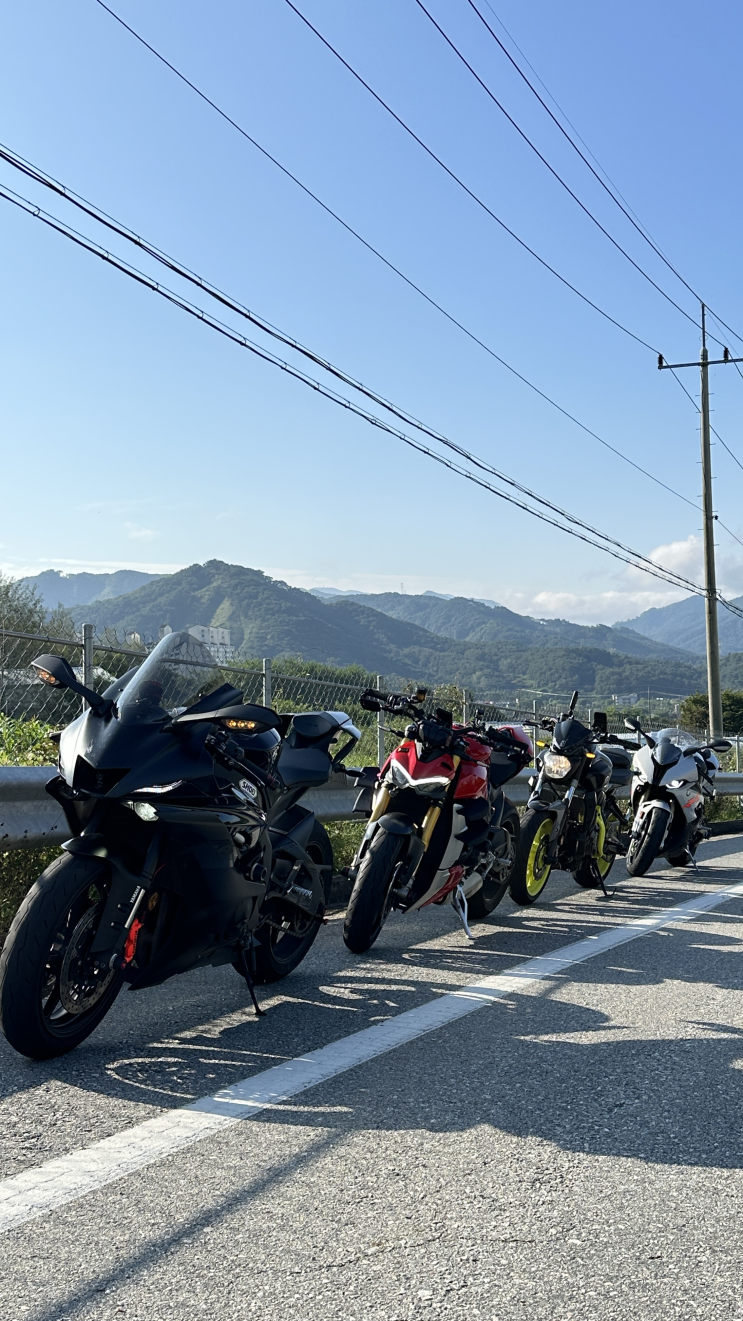  멋진 날씨에 다녀온 강원도 와인딩 '바이크투어'!! ( 평화의댐 / 느랏재 / 가락재 / R6 / MT07 / 스파V4S / S1000RR )