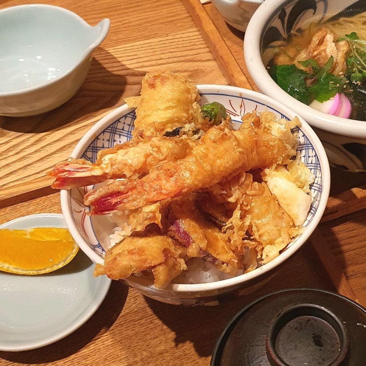  마쓰야마 도고온천 텐동, 도미라멘 맛집 도고 우오타케