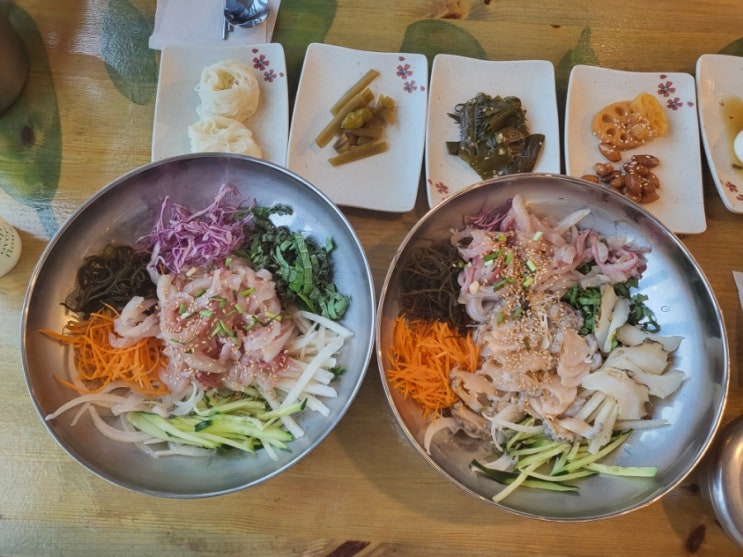  울산 주전 물회 맛집- "더몽돌 물회" 후기:)