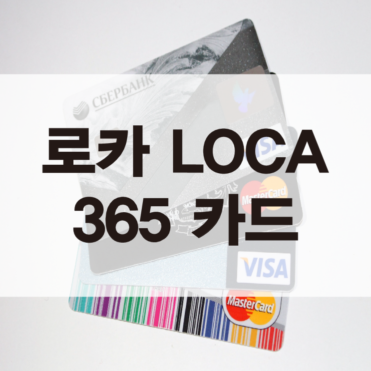  로카 LOCA 365 카드 아파트관리비 티빙 공과금 통신비 보험료 학습지 할인
