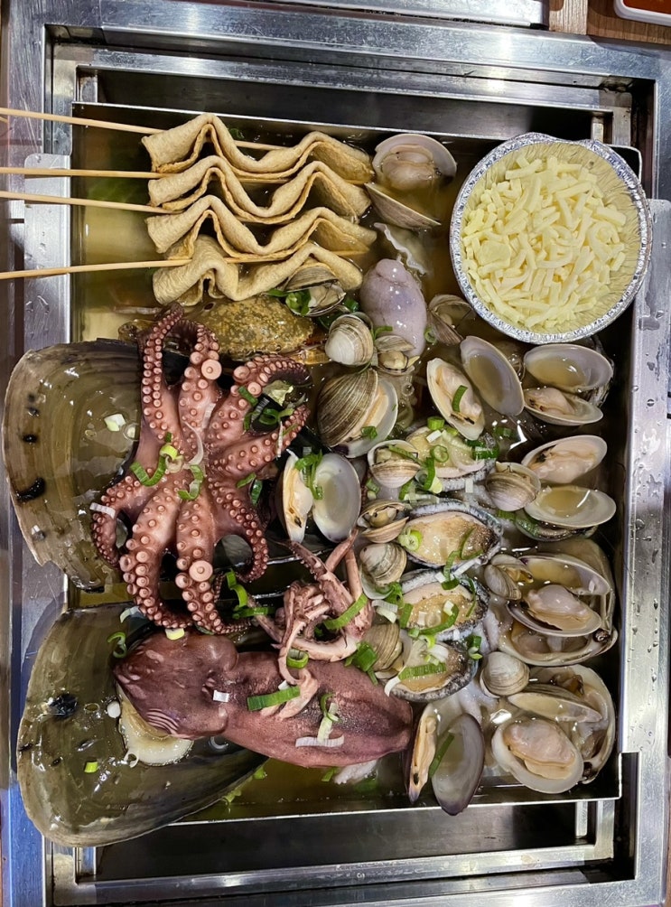  [대전/봉명동맛집]바다수퍼해물천하조개구이, 다양한 해산물 푸짐한 조개찜