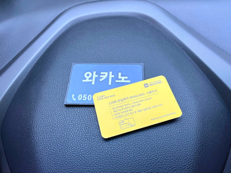  자동차 레이 와카노 안심번호주차번호판 소중한 내정보 지켜요