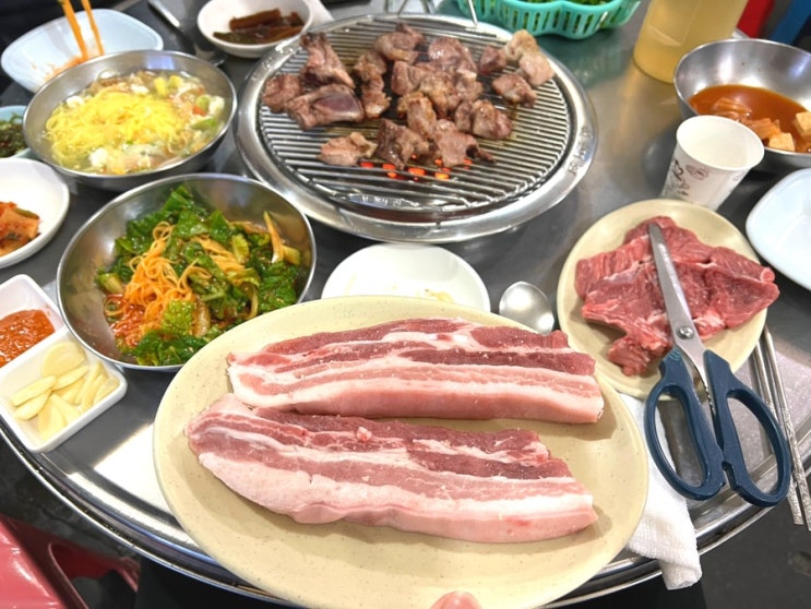 영광 현지인고기맛집 생갈비 맛있는 해뜨는집