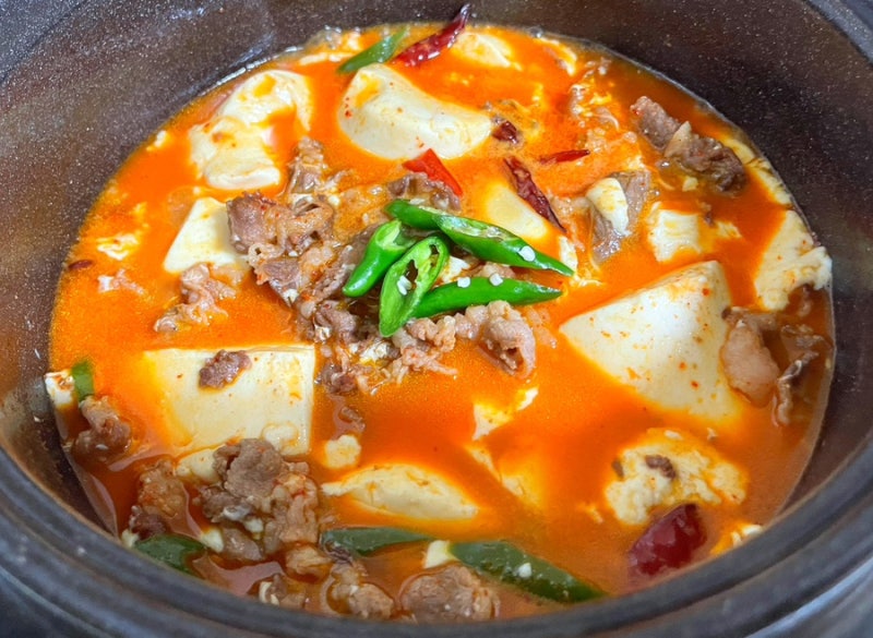 백설 다담 차돌순두부찌개양념으로 차돌순두부 만들기