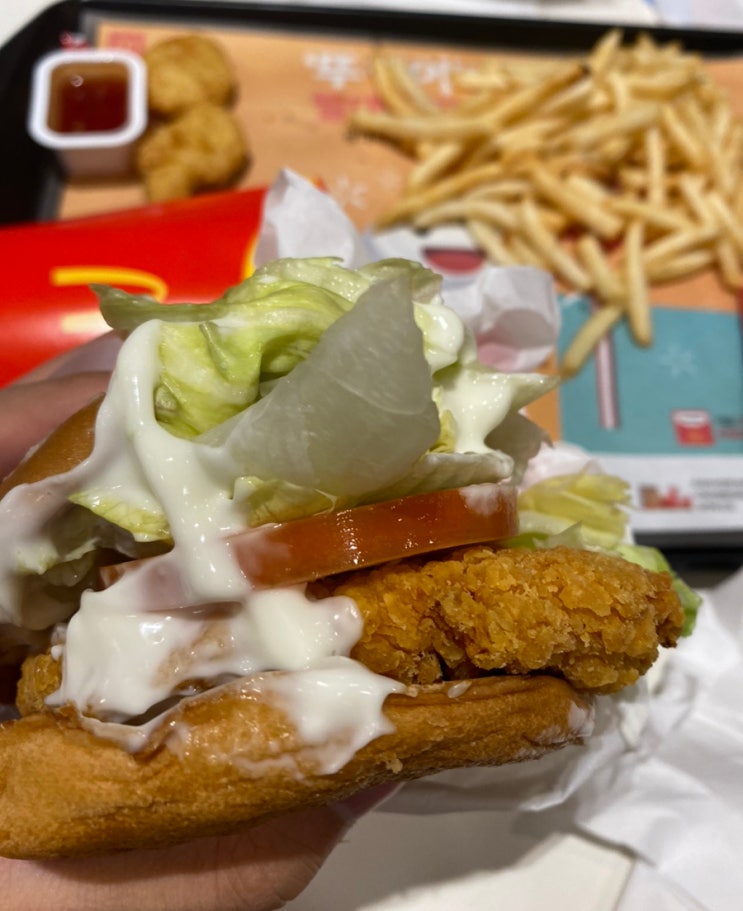  청라 맥도날드 상하이 버거, 맥너겟맥드라이브 그리고 주차장 정보