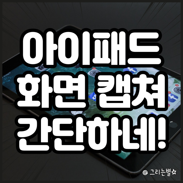 아이패드 캡처하는 3가지 방법(화면 스크린샷)