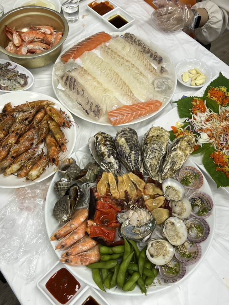  소래포구 대하 맛집 군산대박집/고흥나로도 스키다시 대박