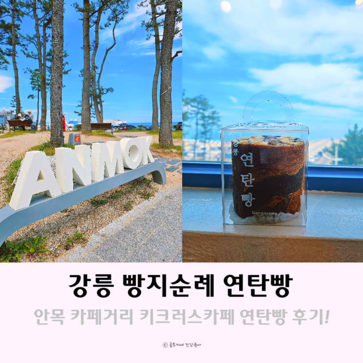 강릉 빵집 빵지순례 키크러스카페 연탄빵 빵지순례