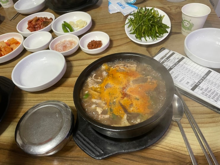전주 남부시장 순대국밥 맛집 풍남피순대