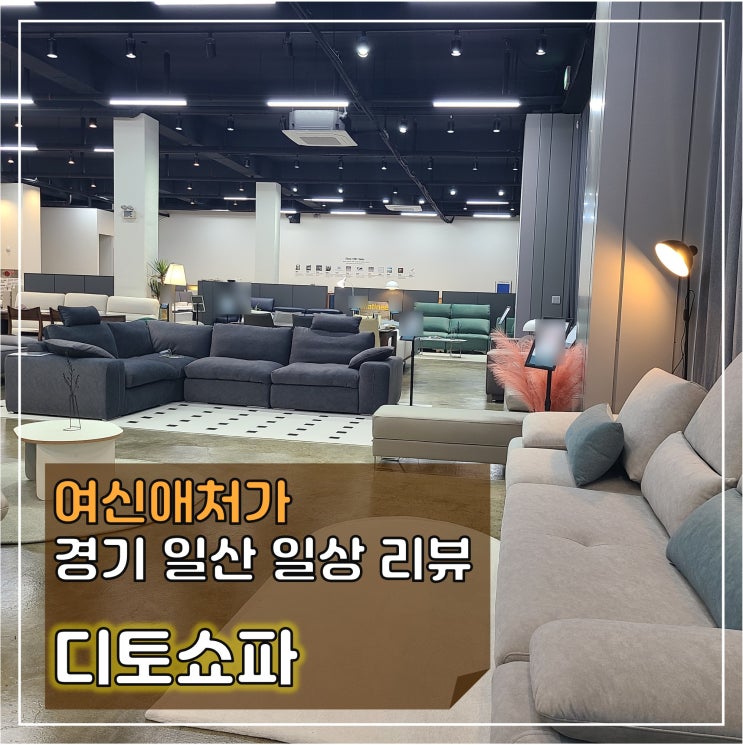  생각이상의 고급스러움, 보면 욕심이 생겨나는 일산가구단지 디토소파
